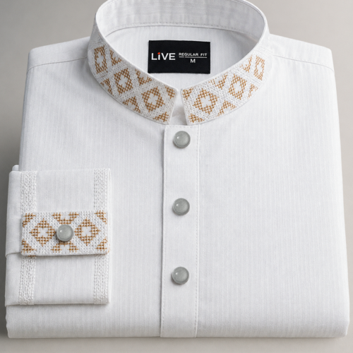 1781947818_wyujikl;' Men’s Exclusive Embroidered Panjabi