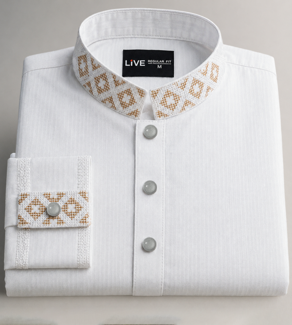 1781947818_wyujikl;' Men’s Exclusive Embroidered Panjabi